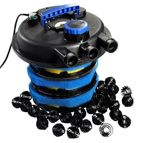 Filtration system with UV light and Bio-balls